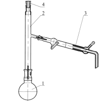 Прибор для определения спирта в настойках со штативом