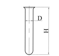 Пробирка П1 14*65 Флоринского ГФ7.350.454-01