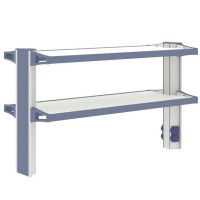 Стеллаж низкий к островному столу ЛАБ-PRO СТОн 120.40.70