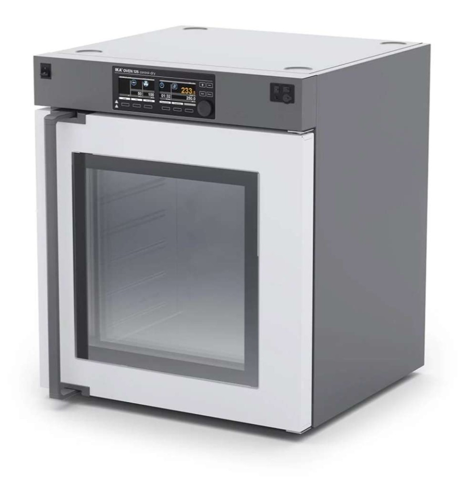 Сухожаровой шкаф 125 л, до +300 °С, принудительная вентиляция, Oven 125 control dry glass, стеклянная дверь, IKA