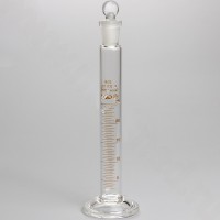 Цилиндр 2-25-1 мерный с пришлиф. пробкой на стекл. основании, ГОСТ 1770-74