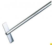 Перемешивающий элемент с плоской лопастью, d 6 cм, длина 40 cм, нержавеющая сталь, DLab, Китай (аналоги: арт. 509-11000-00, Heidolph; арт. 9703, Bochem; арт. 9704, Bochem)