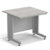 Стол пристенный ЭКРОС 900х800х750 мм, раб. поверхность - КЕРАМИКА с ПВХ кромкой