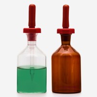 Бутыль-капельница ISOLAB 50 мл, тёмное стекло