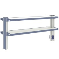 Стеллаж низкий к островному столу ЛАБ-PRO СТОн 150.40.70