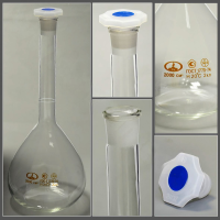 Колба 2а-2000-2 мерная, с пробкой