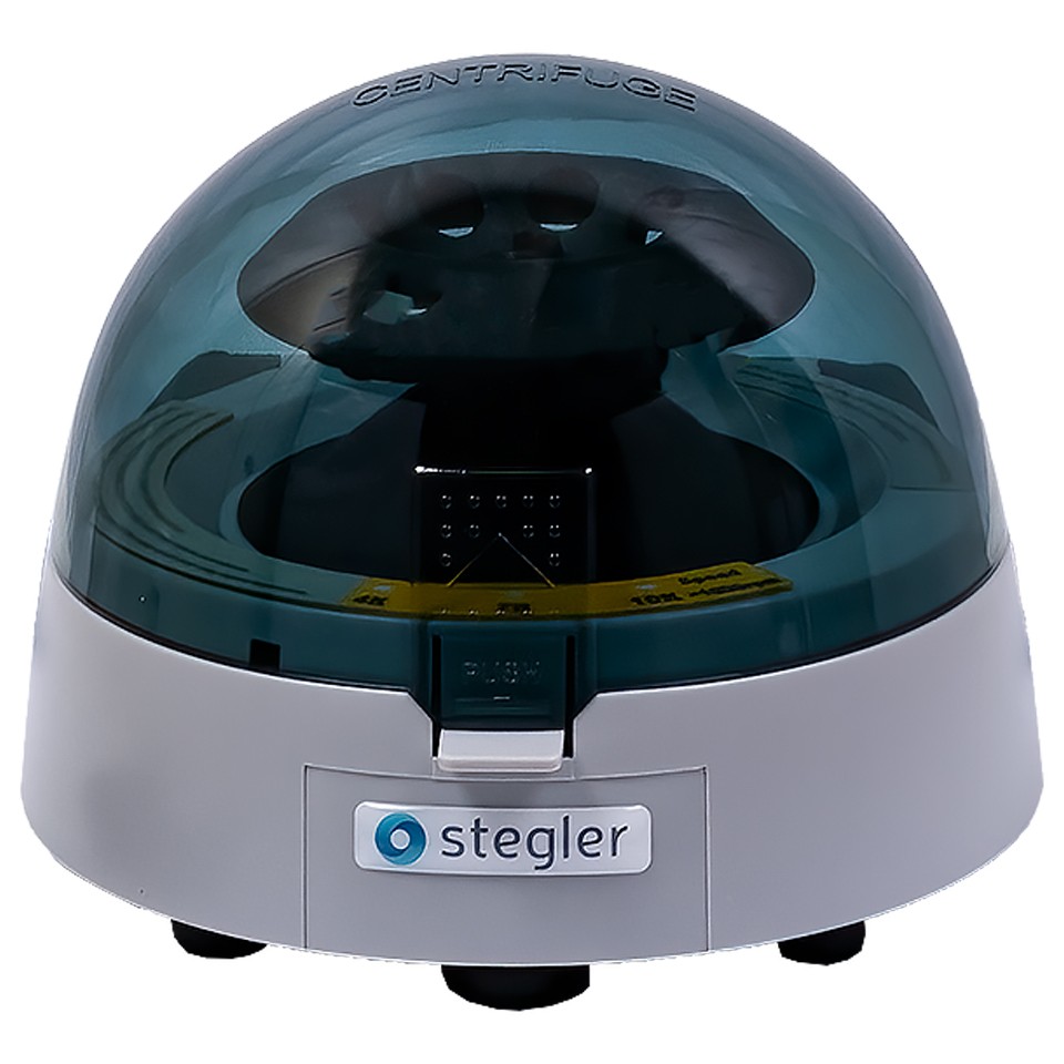 Лабораторная центрифуга STEGLER CM-100S Meteor (4500/7200/10 000 об/мин, 8×2 мл)
