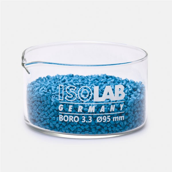 Чаша кристаллизационная ISOLAB с плоским дном, объем 110 мл, стекло