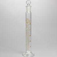 Цилиндр 2-50-1 мерный с пришлиф. пробкой на стекл. основании, ГОСТ 1770-74