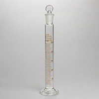 Цилиндр 2-50-1 мерный с пришлиф. пробкой на стекл. основании, ГОСТ 1770-74