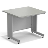 Стол пристенный ЭКРОС 900х800х750 мм, раб. поверхность - ЛАМИНАТ СЕРЫЙ