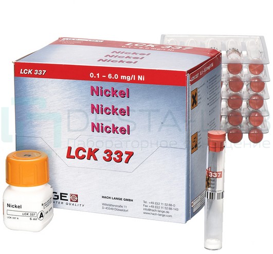 Кюветный тест Hach LCK 337 на Никель (Ni), 25 тестов
