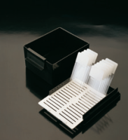 Кювета для окрашивания, на 25 стекол, черная, РОМ, Deltalab