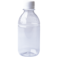 Бутылка круглая ЭКРОС 520 мл прозрачная с крышкой с контрольным кольцом