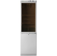 Холодильник комбинированный лабораторный ХЛ-340-1(ТС) ПОЗиС (270/130 л) с тонированной стеклянной, металлической дверью и блоком управления БУ-М01