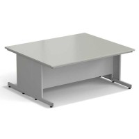 Стол островной ЭКРОС 1800х1500х750 мм, раб. поверхность - ЛАМИНАТ СЕРЫЙ