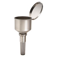 Воронка Rötzmeier T2, с пламегасителем, защитой от переполнения и крышкой, нержавеющая сталь