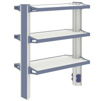 Стеллаж высокий к островному столу ЛАБ-PRO СТОв 90.40.105