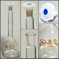 Колба 2а-250-2 мерная, с пробкой