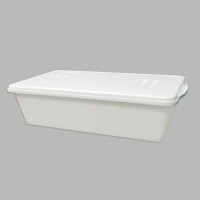 Контейнер полимерный с перфорированным поддоном и крышкой для предстерилизационной очистки, химической дезинфекции и стерилизации медицинских изделий, КДС-35 без слива