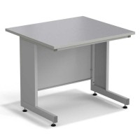 Стол пристенный ЭКРОС 900х800х750 мм, раб. поверхность - МОНОЛИТНЫЙ КЕРАМОГРАНИТ с ПВХ кромкой