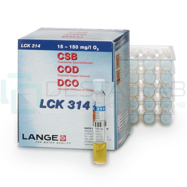 Кюветный тест Hach LCK 314 на ХПК (O2), 25 тестов