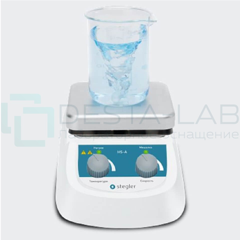 Мешалка магнитная Stegler HS-A (2 л, 0…2000 об/мин, 380 °C)