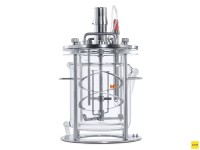 Биореактор, стеклянный сосуд 3,6 л, ферментация и культивирование в одном сосуде, мощная система перемешивания для твердых субстратов, Labfors 5 BioEtOH, Infors