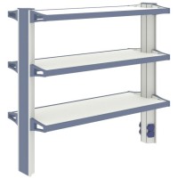 Стеллаж высокий к островному столу ЛАБ-PRO СТОв 120.40.105