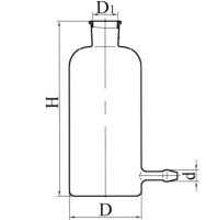 Сосуд 500 мл для определения количества цинка