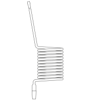 Змеевик-подогреватель воздуха ГОСТ 10306-75 эскиз 5-552