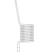 Змеевик-подогреватель воздуха ГОСТ 10306-75 эскиз 5-552