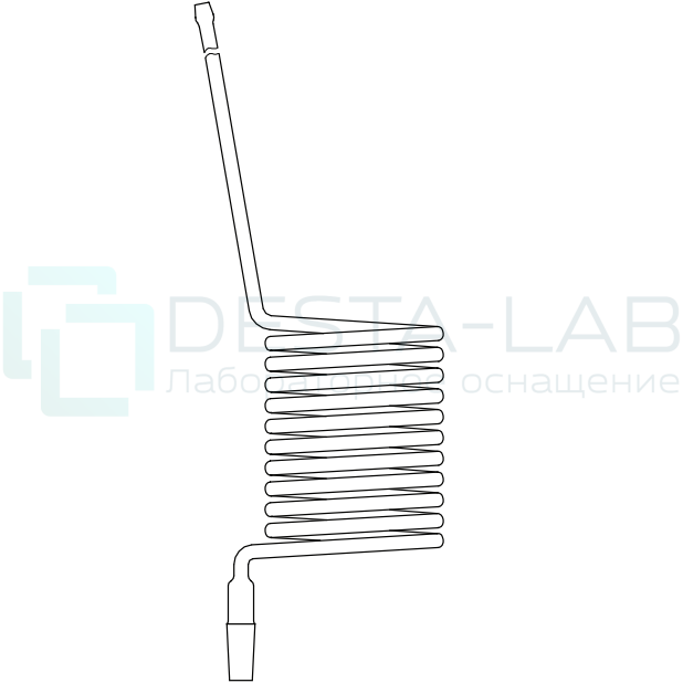 Змеевик-подогреватель воздуха ГОСТ 10306-75 эскиз 5-552