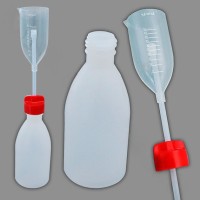 Бутылка-дозатор град. объема п/э 500 мл. с крышкой и контейнером ПМП 50 мл., Kartell