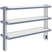 Стеллаж высокий к островному столу ЛАБ-PRO СТОв 150.40.105