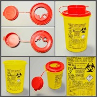 Контейнер специализированный для утилизации отходов 0,6 л., ПП, Aptaca