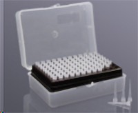 T-010-R-S Наконечник 10 мкл, стерильный, без фильтра, L=31,7мм, 96 шт/коробка