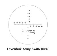 Бинокль Levenhuk Army 10x40 с сеткой