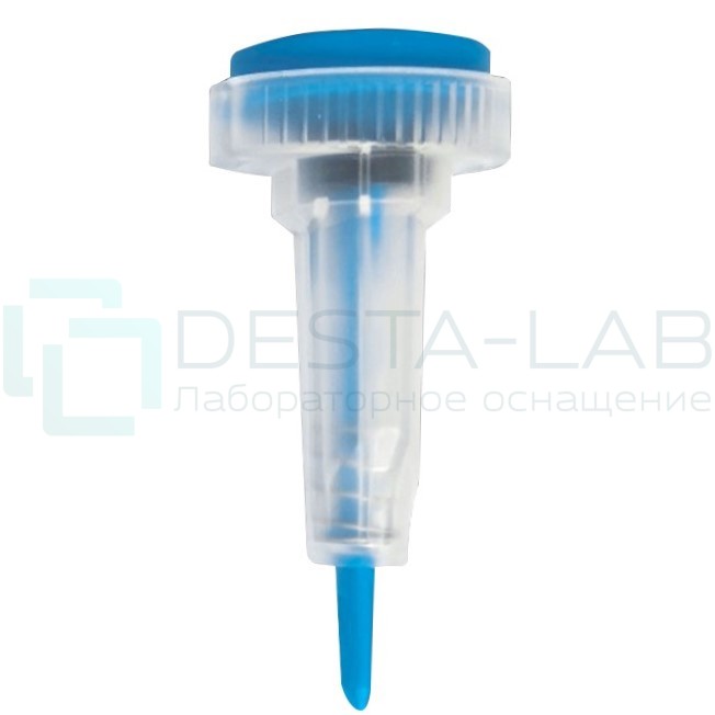 Ланцет Prolance Low Flow, глубина прокола 1,4 мм, игла 25G, синий, уп. 200 шт