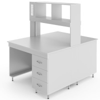 Физический островной стол со столешницей из ЛДСП НВ-1200 ОЛ