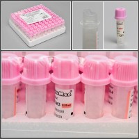 Пробирка с наполнителем ЭДТА-К3 0,25 мл., с пласт. крышкой, Гритмед