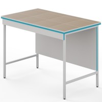 Открытый стол для работы стоя со столешницей из керамогранитной плитки СЛВ НВК 1200 КГ