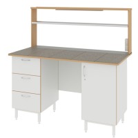 Стол пристенный ЛАБ-1500 ПК (Керамогранит)