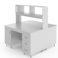 Физический островной стол со столешницей из ЛДСП НВ-1500 ОЛ