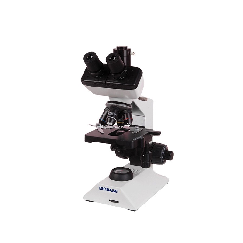 Микроскоп BX-103C, прямой, тринокуляр, скользящая головка под углом 45°, СП, ТП, Ахромат 4×, 10×, 40×, 100×МИ, Biobase, Китай