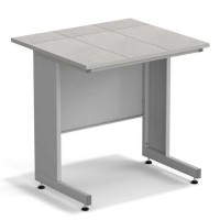 Стол пристенный ЭКРОС 900х800х900 мм, раб. поверхность - КЕРАМИКА с ПВХ кромкой