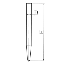 Пробирка П3 8*40 Уленгута ГФ7.380.255-02