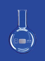 Колба круглодонная Lenz 100 мл, узкогорлая, стекло