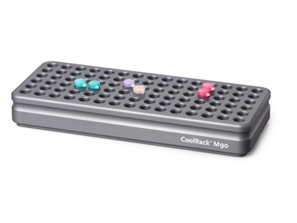 Штатив CoolRack M90, для пробирок объёмом 1,5/2 мл, 90 мест, с нумерацией строк и столбцов, Corning (BioCision)