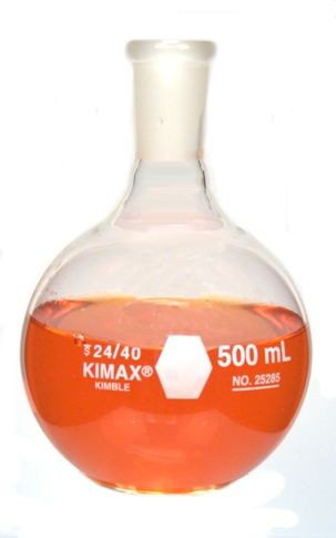 Колба испарительная Kimble 50 мл, круглодонная, 24/40, стекло